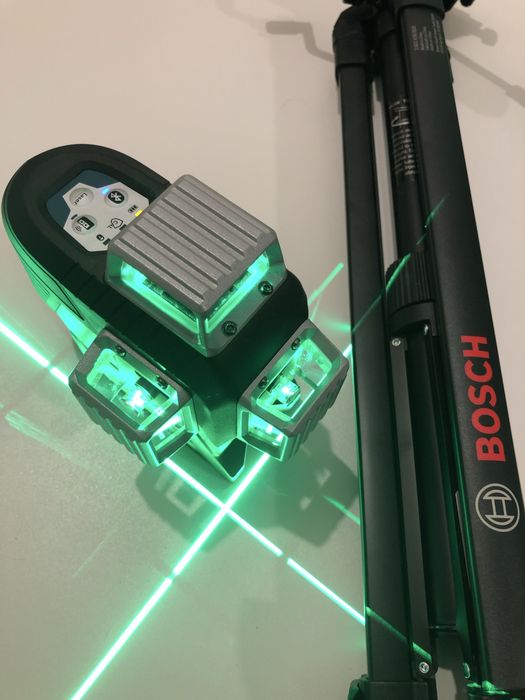 Nivela Laser Bosch GLL 3-80 CG laser verde 360 grade