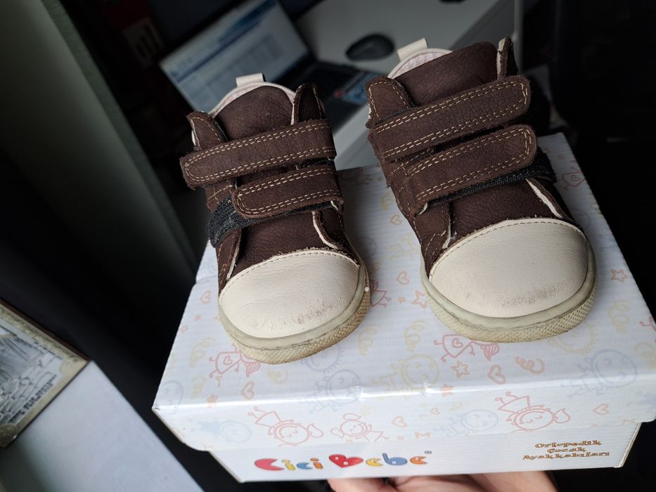 Adidasi/Ghete piele copii CiciBebe marimea 21