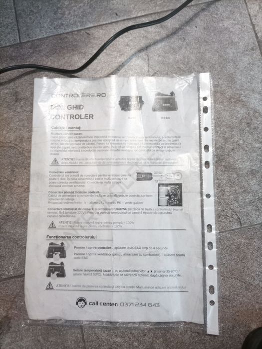 Kit automatizare centrală lemne