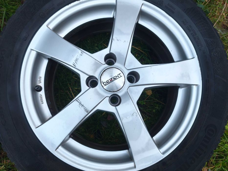 Roti aliaj Dezent / Dacia 4 x 10 / anvelope Continental 205/55/R16 M+S