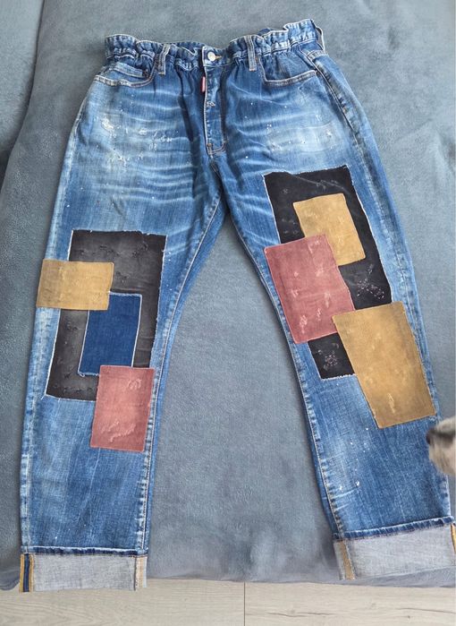 Geaca piele Boss+Blugi Dsquared Originali 100%