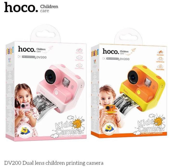 Hoco DV200 детская камера с 2 объективами с функцией распечатки