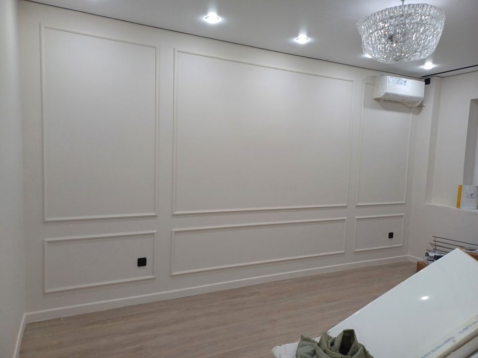 Побелка, левказ .Квартира ремонта,