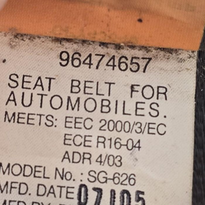 Centura de siguranta stanga fata Opel Antara facelift