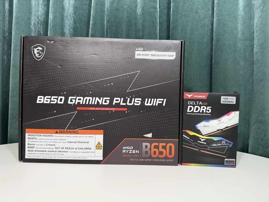 MSI B650 Gaming Plus | T Force Delta RGB 2x8GB 6000MHz
