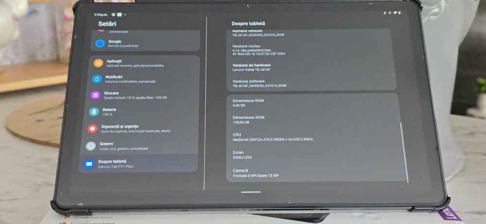 Tableta Lenovo Tab P11 Plus 11"