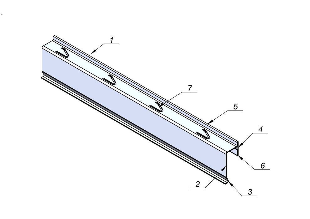 Профиль Н клинкер (клинкерная плитка)
