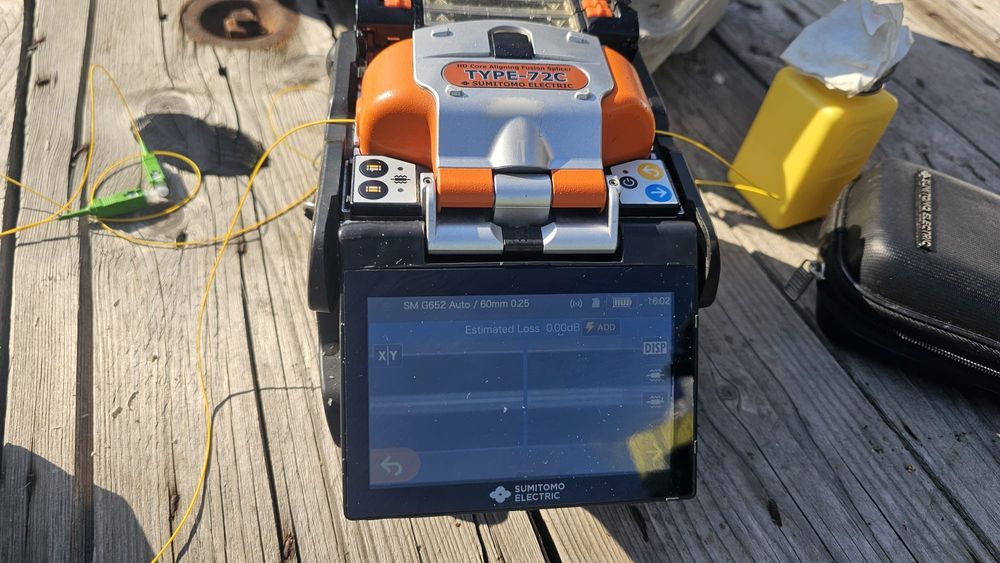 Sumitomo 72c sudura fibra optica