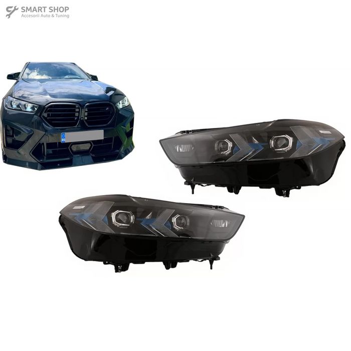 Faruri LED BMW X5 G05 X6 G06 (2019-2022) upgrade de la Laser la 2024 L
