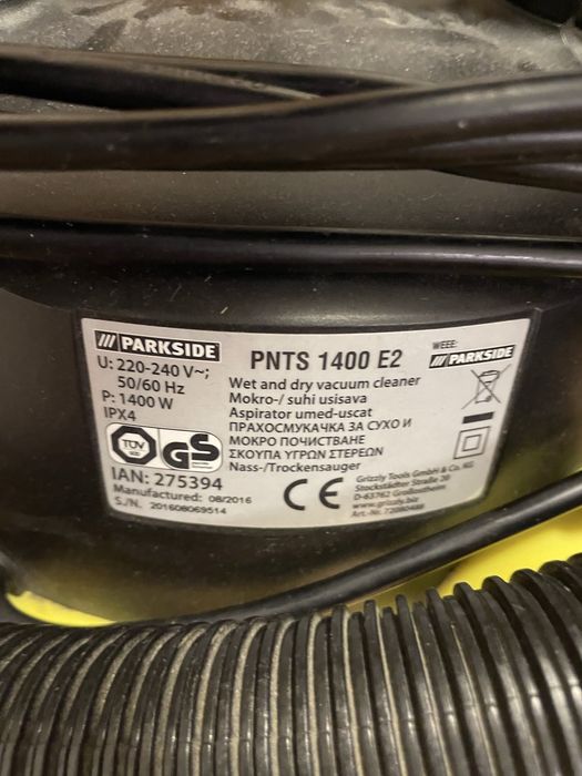 Aspirator profesional Parkside umed uscat