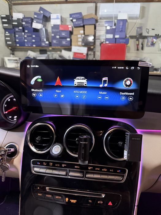 Navigatie Android Mercedes C-Class W205 Carplay Android Auto