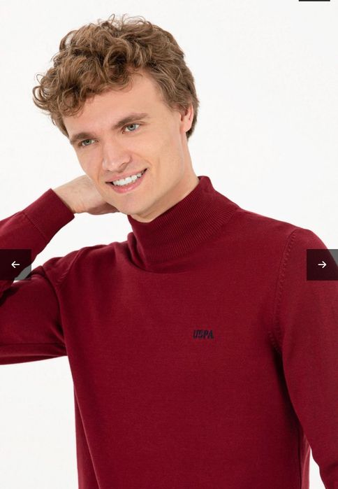 Кофта мужская, новая USPA Polo, турецкая