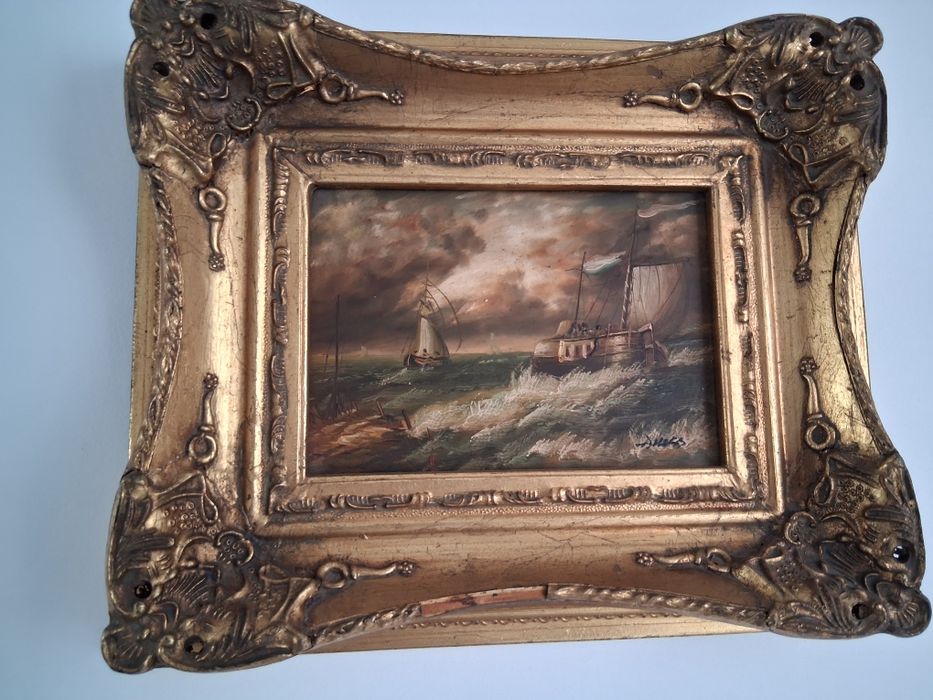 Tablou original semnat Albert Hess