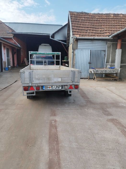 remorca auto basculabila 2 axe