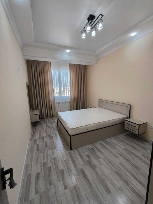 Юнусабад 12 кв Новостройка 1 ком 43м² с обстановкой  Метро Туркистан.