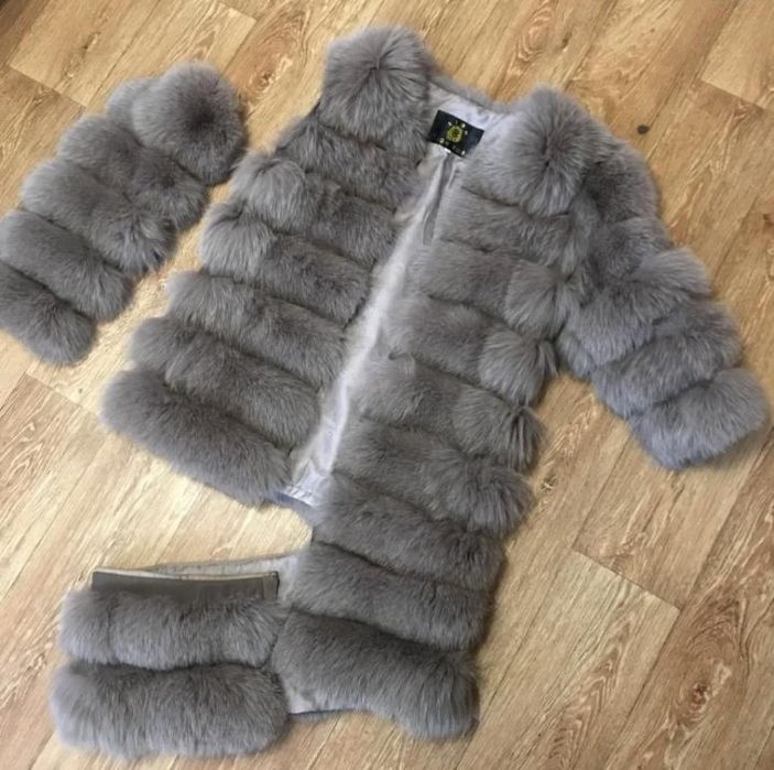 Шуба трансформер из песца