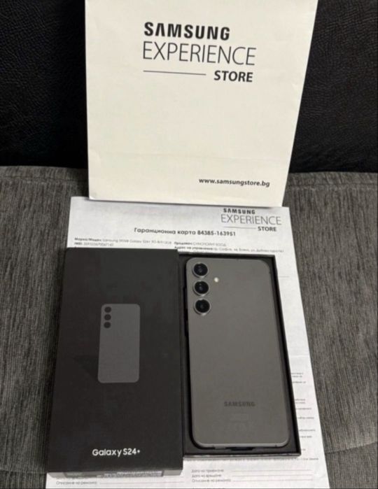 512GB Samsung S24 Plus Experience Store Гаранция 2026 S24+ Gray / Сив