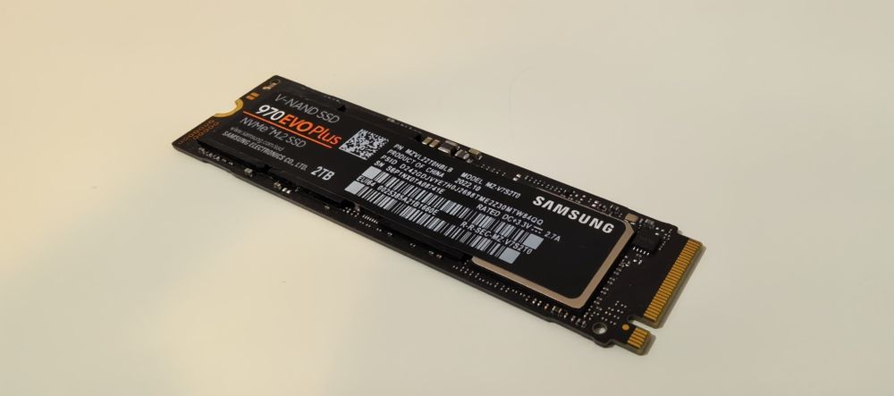 SSD SAMSUNG _2TB_ M2 PCie NVMe 970 EVO Plus V-NAND SSD __100% Health / viata__