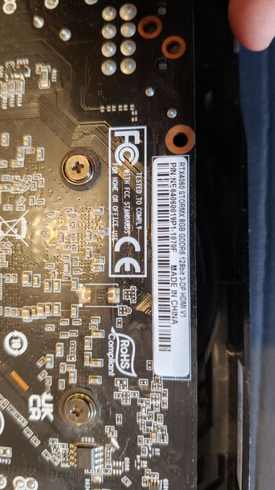 RTX 4060 Palit StormX, compacta 1x ventilator, mentenanta