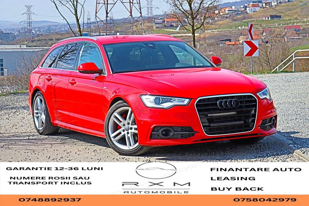 Audi A6 S-Line!Soft close uși!Perne de aer!Camere 360!Rate!Garanție!