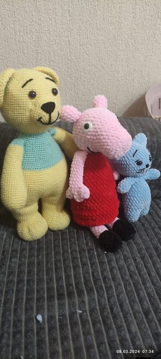 Плетени играчки, частни и аксесоари