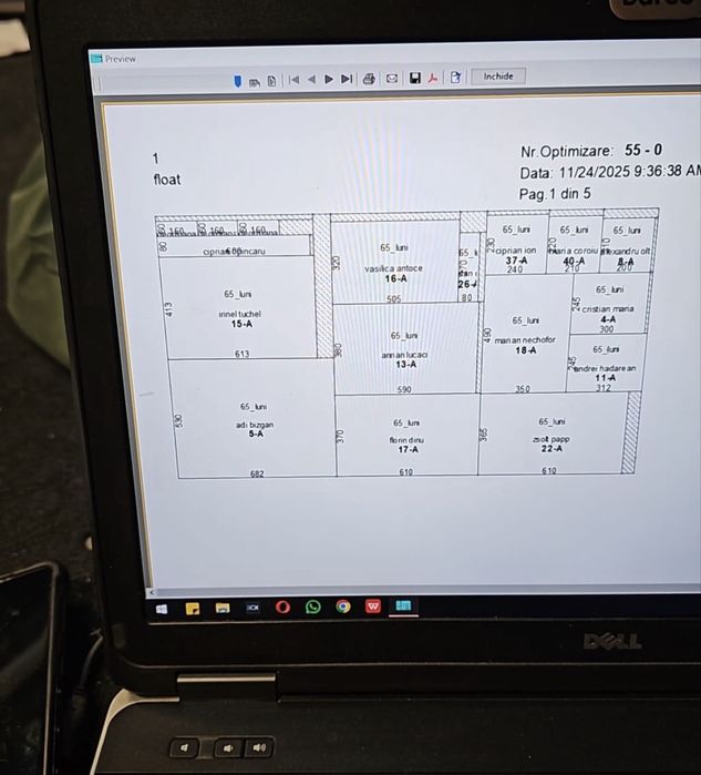 Masa de taiere automata cnc geam sticla termopan