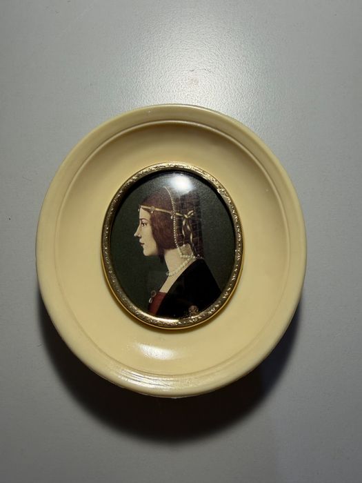 Set de 3 tablouri mici italiene 1970s de pus pe perete