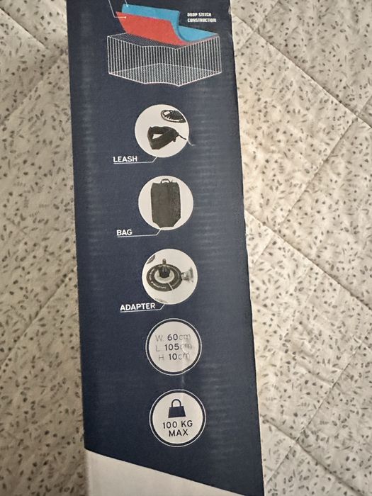 Надуваем бодиборд Q4Life дъска за сърф плувен сал