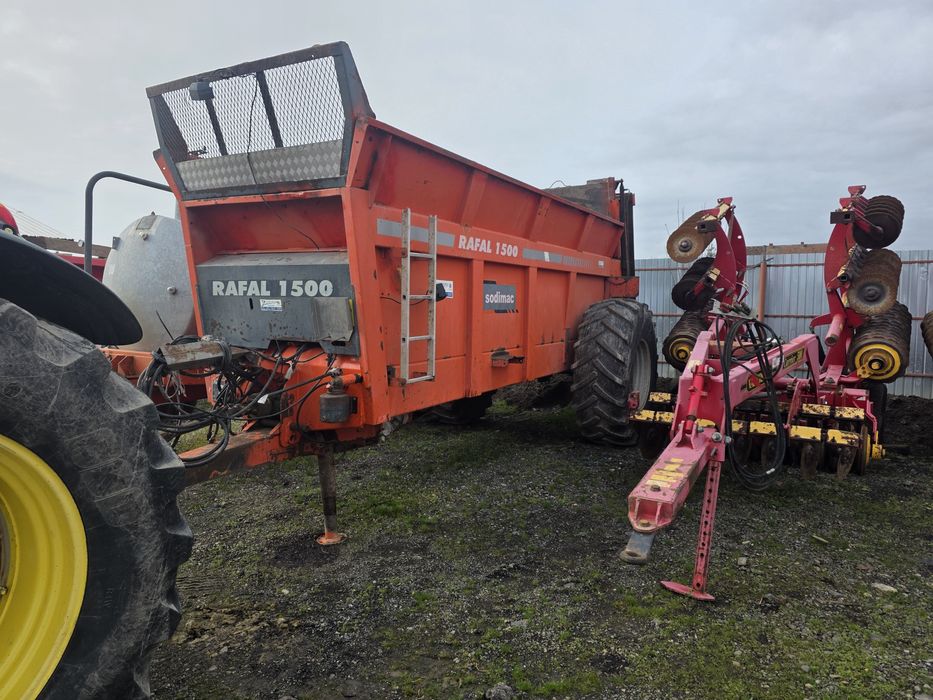 Mig gunoiera kompactor plug  disc freza met remorca teradisc remorca