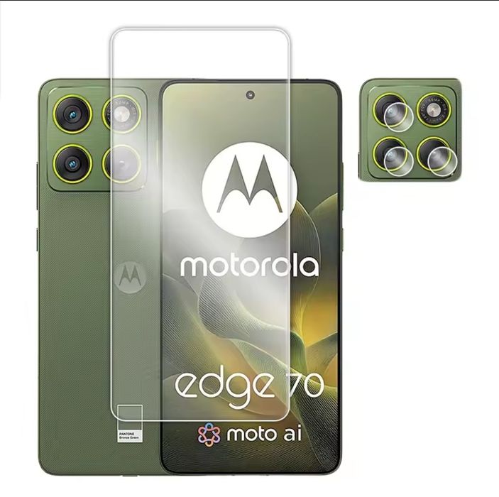 Motorola edge 70 стъклен протектор+протектор за обективите