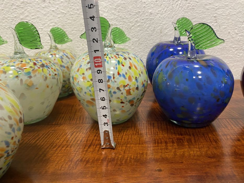 Италиански ябълки ябълка от мурано стъкло фигури от стъкло