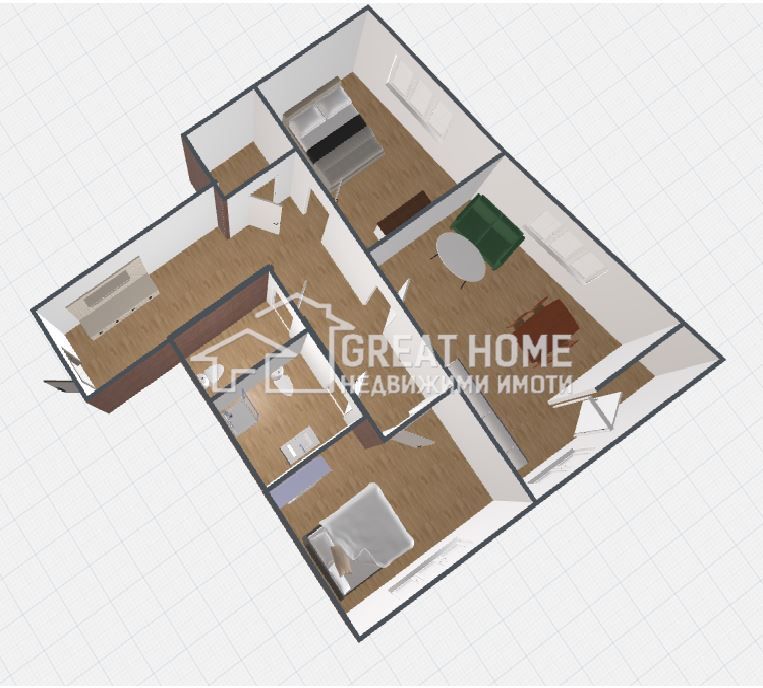 Продава се Тристаен апартамент в Търговище, Център - 97 кв.м за 561 €/кв.м - Снимка #3