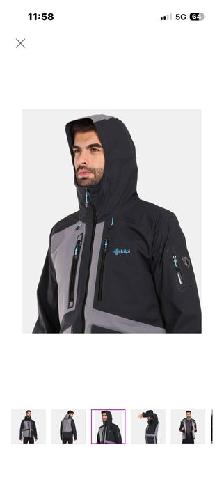 Ски яке (hardshell) KILPI (носено два пъти)