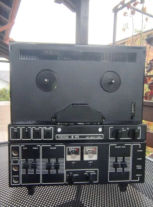 Magnetofon Tesla B115,  s-a facut revizie capitala