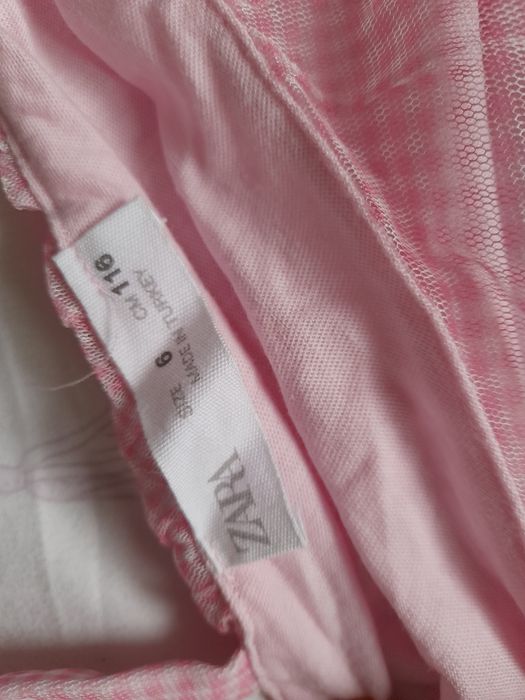 rochie zara umar gol 116 5 6 ani roz noua eticheta