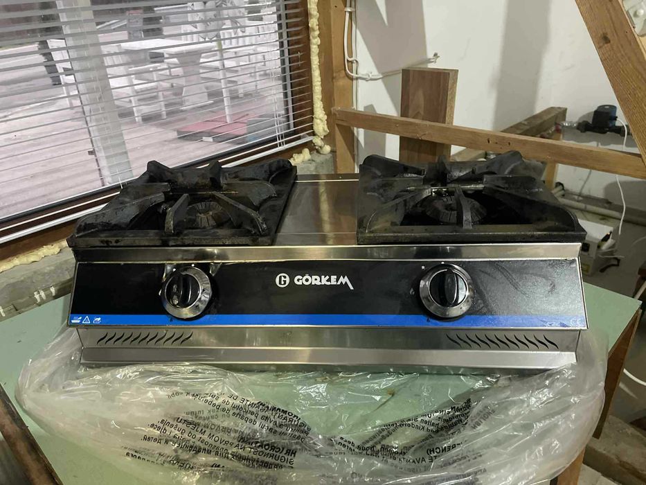 Газов котлон професионален с две горелки