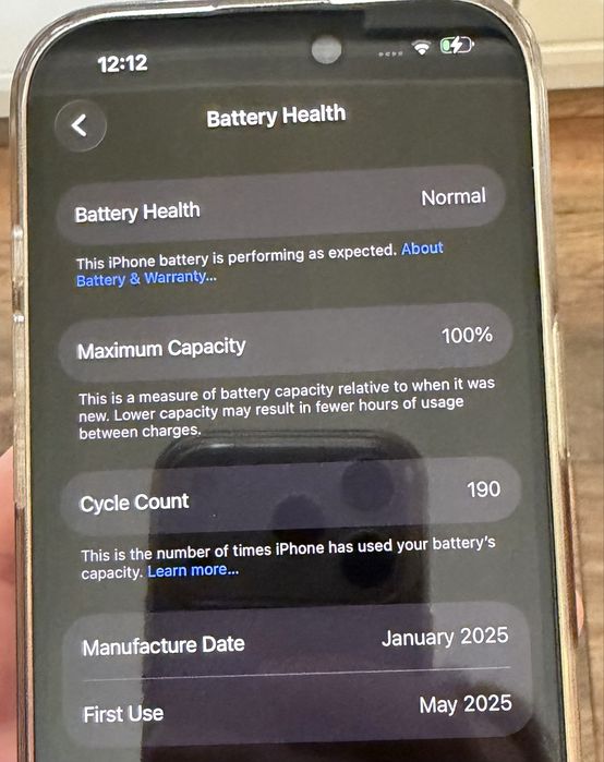 iPhone 16 Pro 128 GB | White | 100% батерия | Пълен комплект