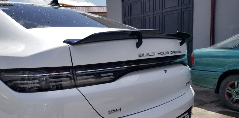 BYD chazor Спойлер. Spoller BYD. Хвост Антикрыло