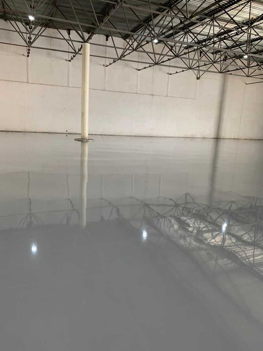 Наливные полимерные промышленные полы под ключ -от стяжки Узбекистан