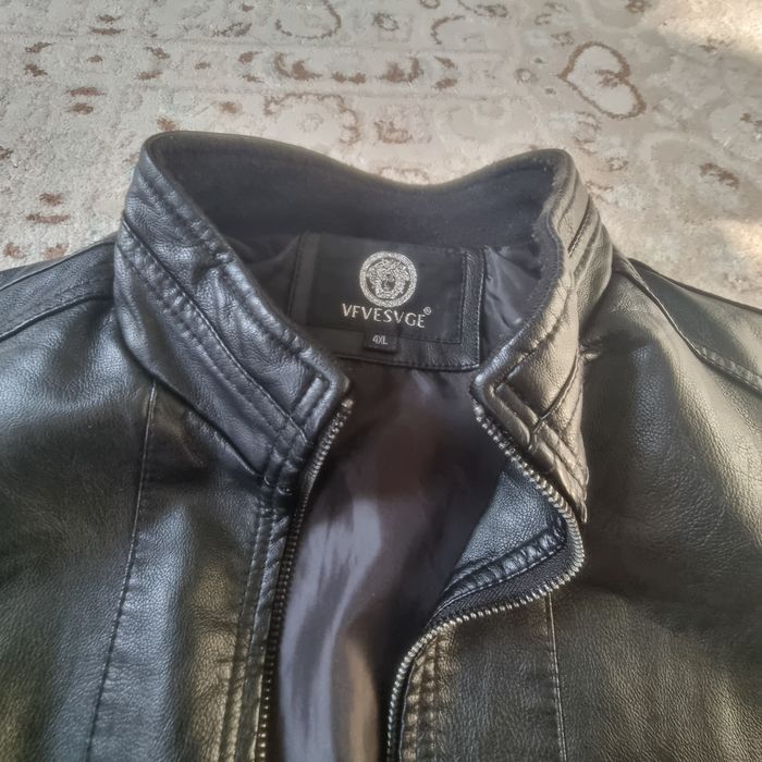 Кожанная куртка  ветровка