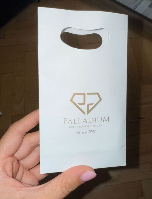 Сребърни обеци Palladium с кристали Swarovski