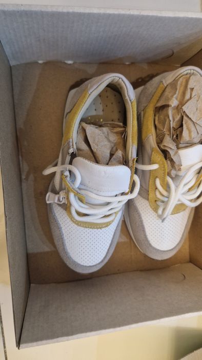 Кожанные кроссовки