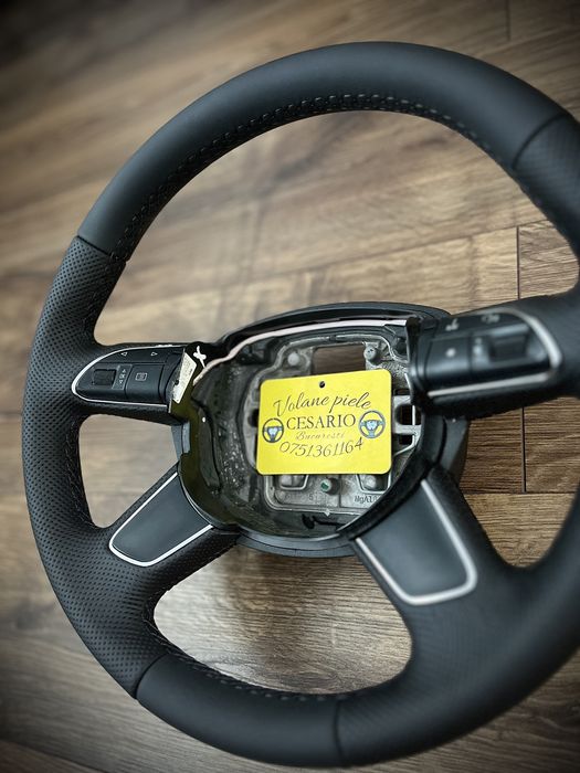 Volan piele naturală Nappa Audi A4 A6 A7 C7 Q3 4G A8 4H Q5 2010-2018