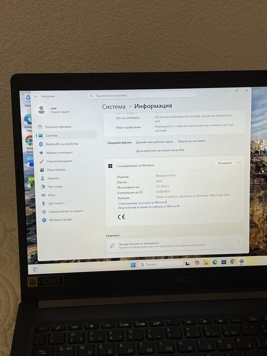 Acer Aspire 5 i5 / 8GB / 1TB + SSD / Видео карта / Като нов