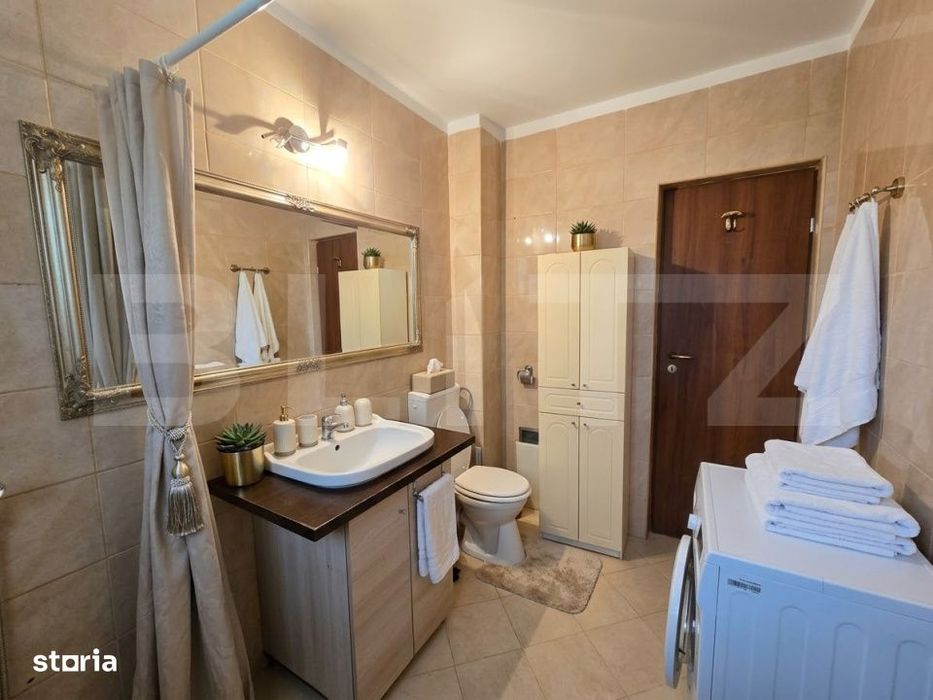 Apartament decomandat cu terasa si parcare, 2 camere, zona de case, Fl
