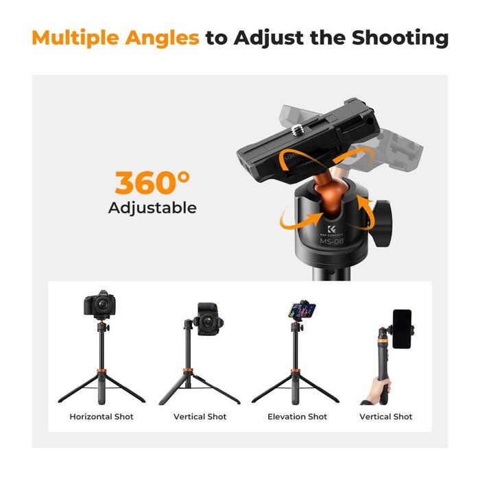 K&F Concept MS-04 Мини статив