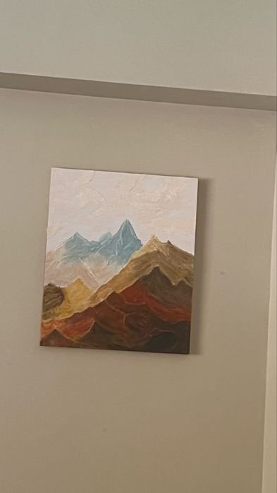 Картины абстракция, горы