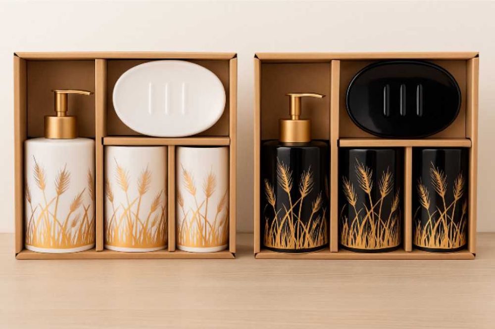 Луксозен комплект за баня от 4 части