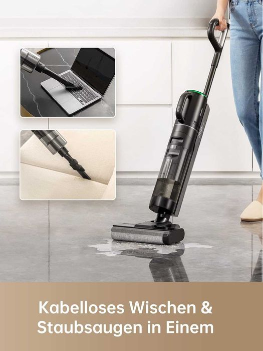 Вертикална прахосмукачка за сухо и мокро почистване Dreame M12 Smart