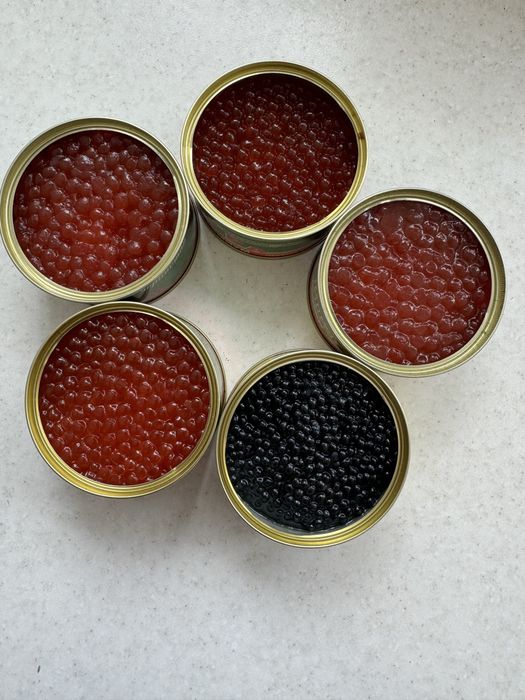Продам икру красную и черную